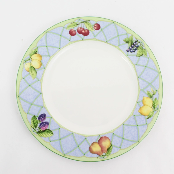 Mikasa Fine China Optima Y4001 FRUIT RAPTURE Dinner Plate 10.75"