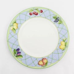 Mikasa Fine China Optima Y4001 FRUIT RAPTURE Dinner Plate 10.75"