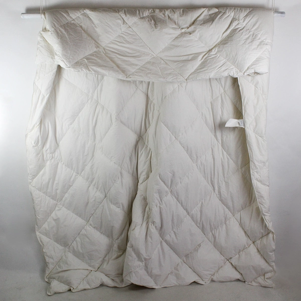 Charter Club Premium White Down King Sized Comforter 100% Cotton Cover Level 1