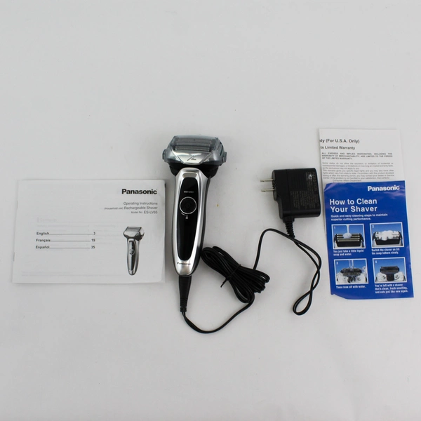Panasonic ES-LV65 Men's Cordless Electric Razor Shaver With Charger And Manual