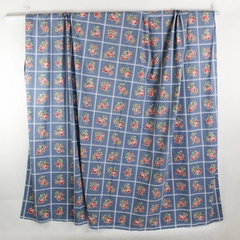 Vintage Martha Stewart Everyday Multicolor Floral Queen Size Flat Sheet