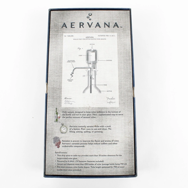 Aervana Luxury One-Touch Electric Wine Aerator Aervana Original