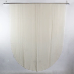 Unbranded Solid Cream/Off White Color Oval Tablecloth 120" x 60"