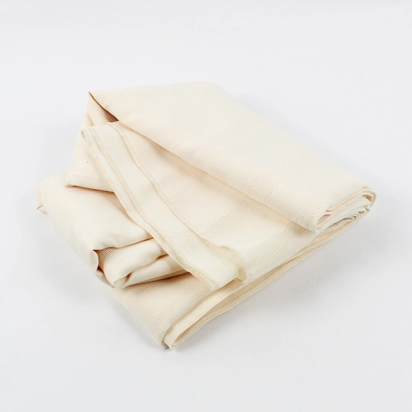 Unbranded Solid Cream/Off White Color Oval Tablecloth 120" x 60"