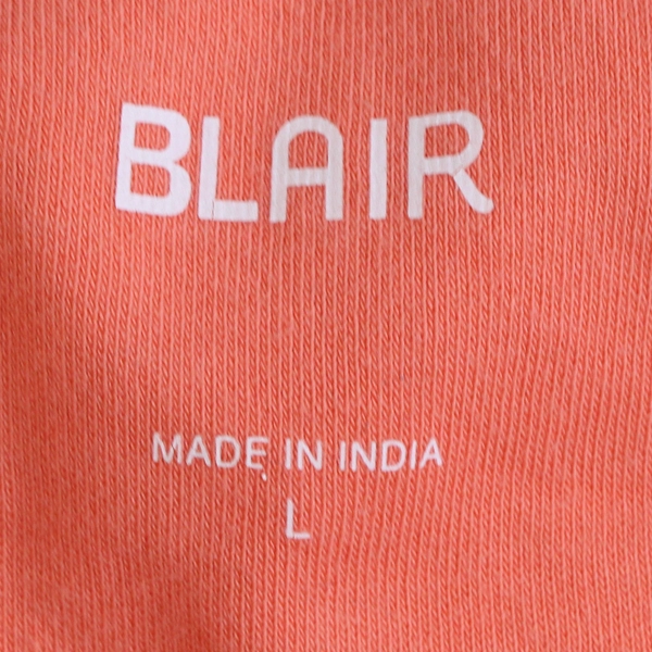 Women's Blair Knit Top Square Neck 3/4 Sleeve Size L