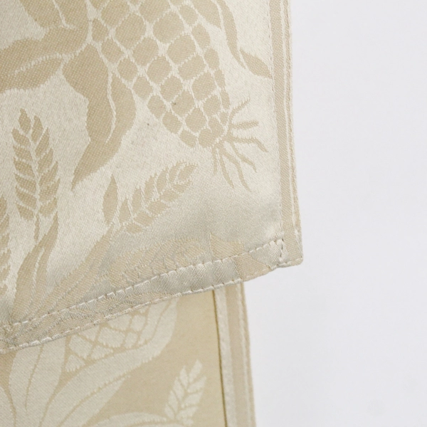 Unbranded Beige Corn/Wheat Patterned Fabric Rectangle Tablecloth 82" x 58"