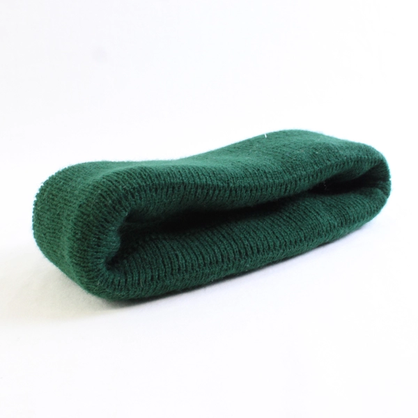 Vintage Hanes Her Way Knit Green Winter Headband Made in Philippines