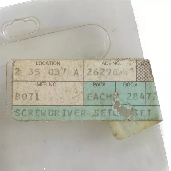 ACE 4pc Screwdriver Bit Set Compact