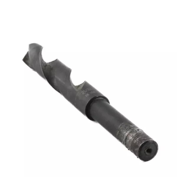 Reduced Shank HSS Drill Bit 1/2" Shank 6.25" Length 21/32