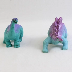 Vintage Lot of 2 1988 Playskool Definitely Dinosaurs Figurine Toys