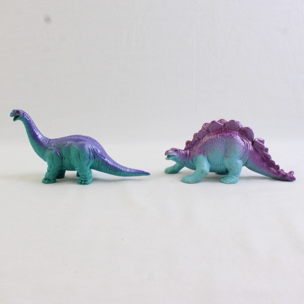 Vintage Lot of 2 1988 Playskool Definitely Dinosaurs Figurine Toys