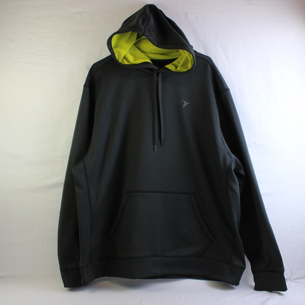 Old Navy Active Men's XXL Gray and Lime Green Dri-Fabric Hoodie