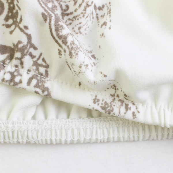 Chicos Ivory Bead Embellished Slit Dolman Sleeve Crop Top Women's Size 2