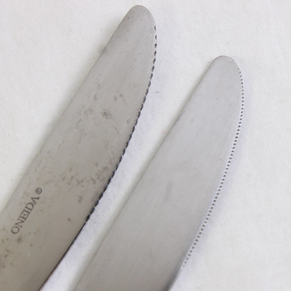 Lot Of 5 Oneida Silver Madeline (Stainless) Flatware Dinner Knives 8.75" Long