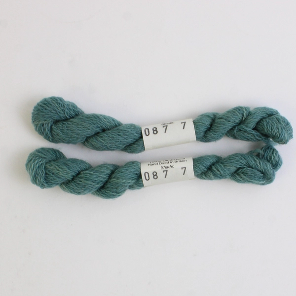 Lot of 11 Broider Wul Lamb's 100% Wool Braids 30 Yards Each Blue Shades New