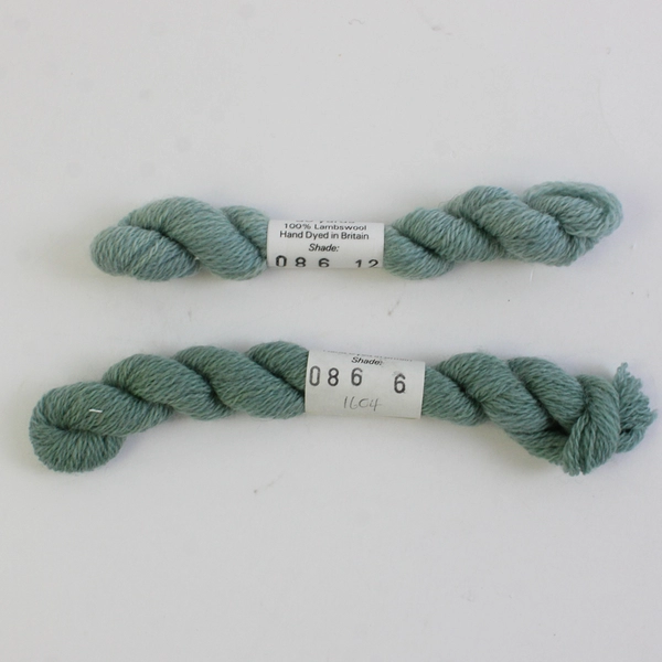 Lot of 11 Broider Wul Lamb's 100% Wool Braids 30 Yards Each Blue Shades New