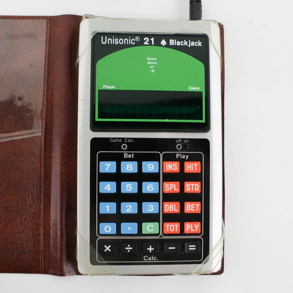 Unisonic 21 Blackjack Calculator (Jimmy the Greek) With Charger Works