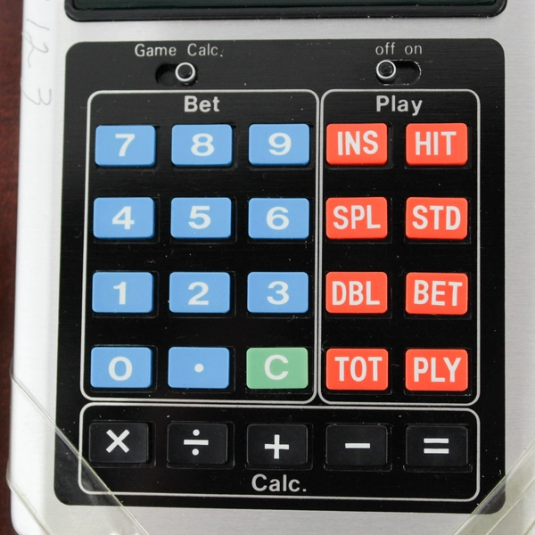 Unisonic 21 Blackjack Calculator (Jimmy the Greek) With Charger Works