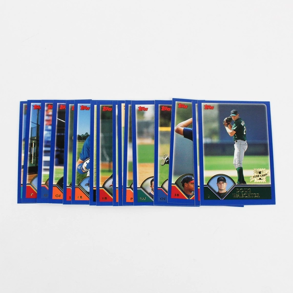 Lot Of 16 Topps 2002 First Year MLB Baseball Cards