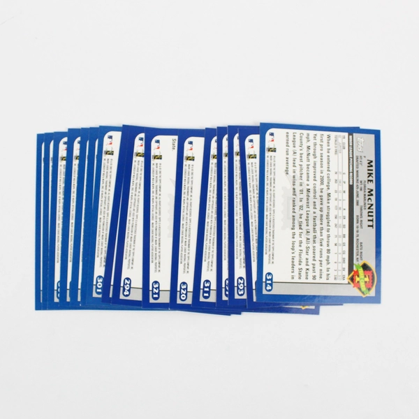 Lot Of 16 Topps 2002 First Year MLB Baseball Cards