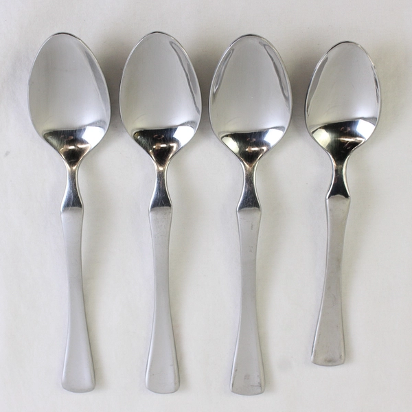 Lot Of 4 Oneida Silver Physique (Stainless) Flatware 3 Soup Spoons & 1 Teaspoon