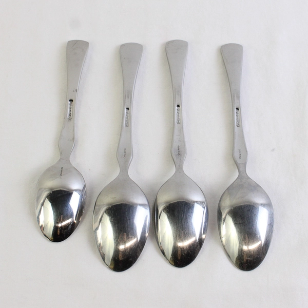 Lot Of 4 Oneida Silver Physique (Stainless) Flatware 3 Soup Spoons & 1 Teaspoon