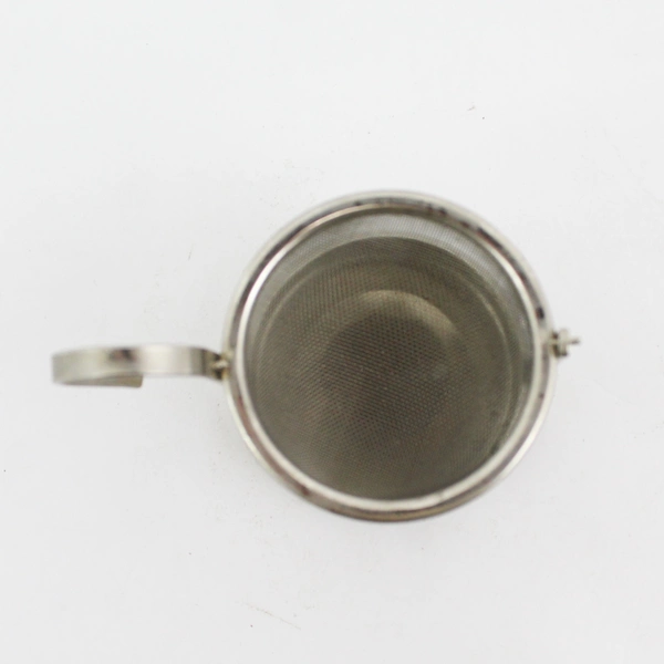 Vintage Swedish No-Drip Coffee Tea Strainer Nickel Plated Steel with Box