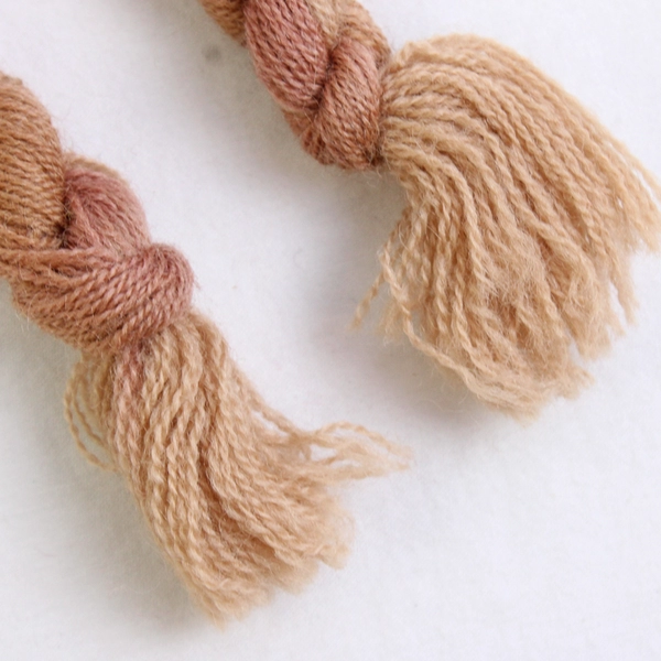 Lot of 5 Needle Necessities Braids Overdyed Pink/Tan, New 