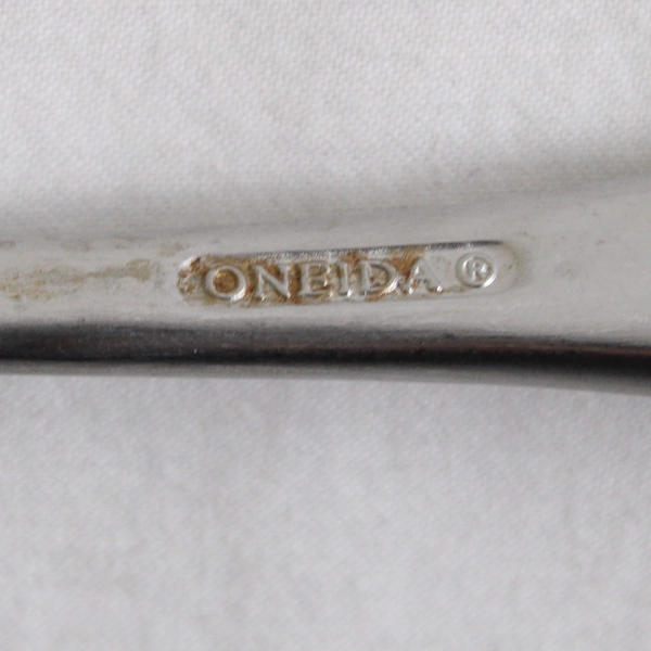 Lot Of 5 Oneida Silver Satin Voss (Stainless) Flatware Dinner Forks 8" Long