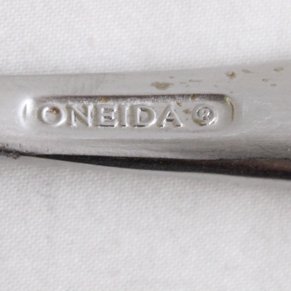 Lot Of 5 Oneida Silver Satin Voss (Stainless) Flatware Salad Forks 7" Long