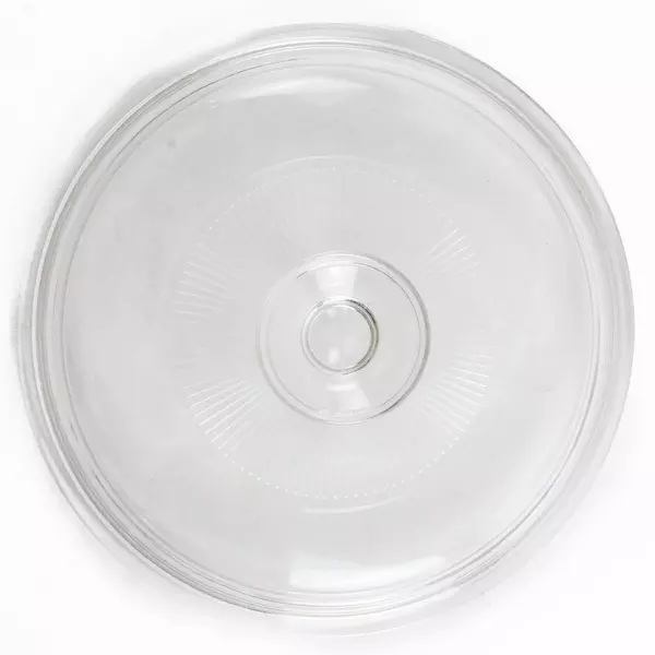 Pyrex G-5-C-A Round Replacement Glass Lid Ribbed Clear 7.75in