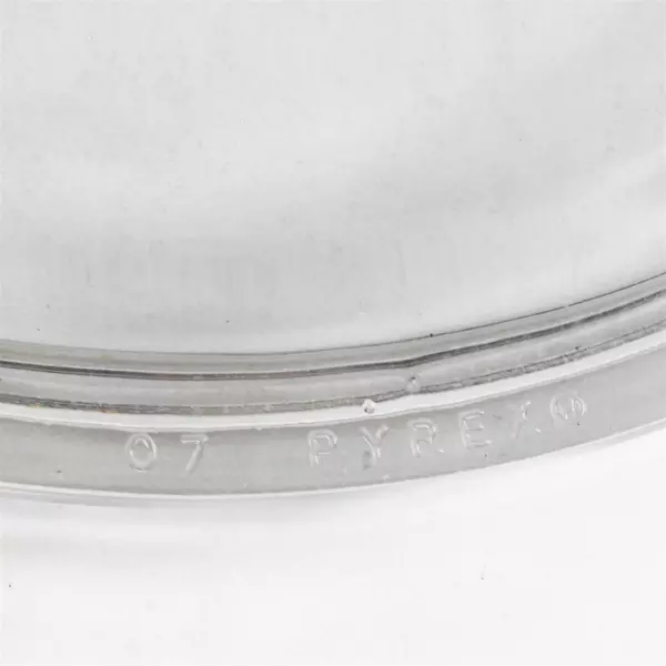 Pyrex G-5-C-A Round Replacement Glass Lid Ribbed Clear 7.75in
