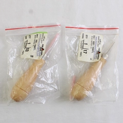 Lot of 2 Bead Reamers With Wood Handles H20-1590TL
