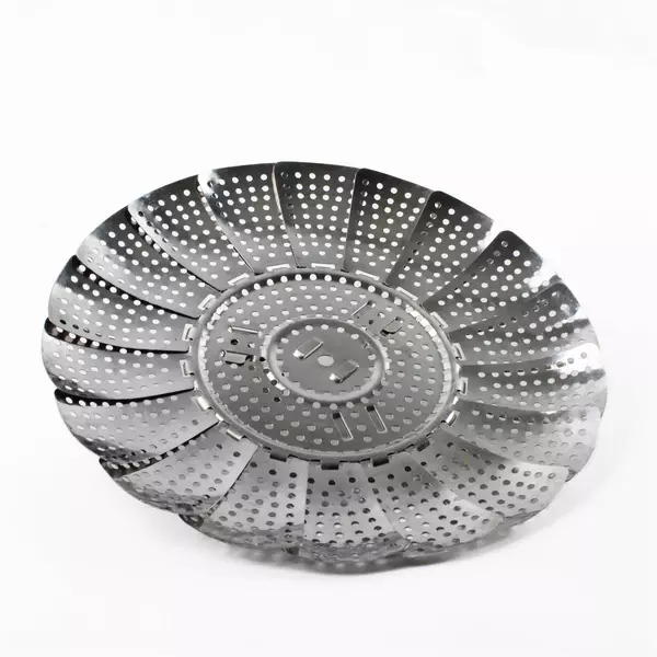 Collapsible Stainless Steel Vegetable Steamer Basket Insert Missing One Leg