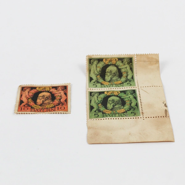Lot Of 3 Bayern Bavaria Germany 1911 Prince Luitpold Stamps