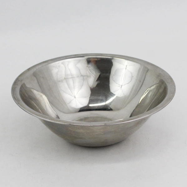 Set of 9 Aluminum Individual Salad Bowls 7.5 Inch Diameter