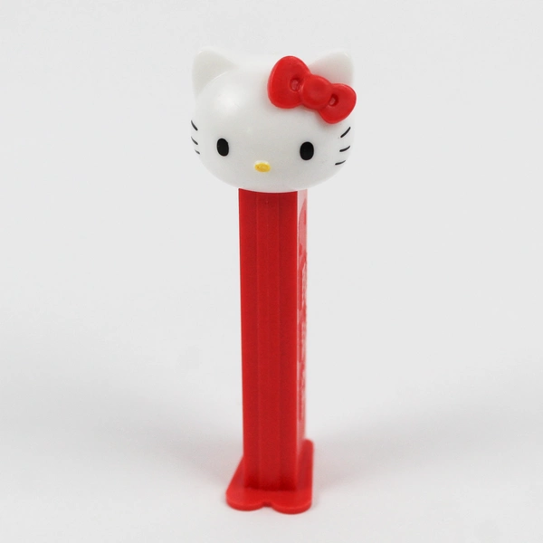 Lot of 2 Teal and Red 2000's Hello Kitty PEZ Dispensers
