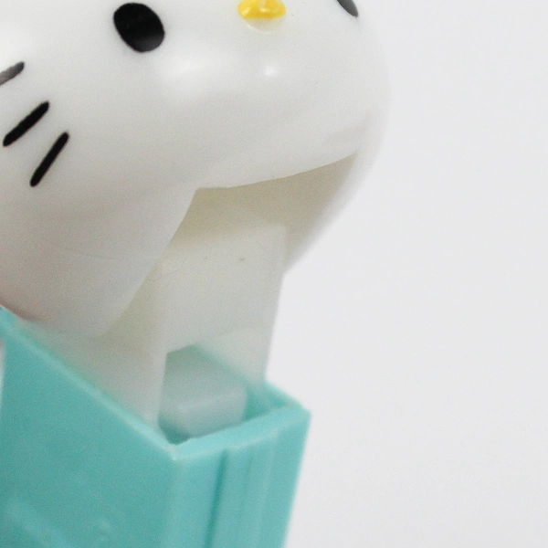 Lot of 2 Teal and Red 2000's Hello Kitty PEZ Dispensers