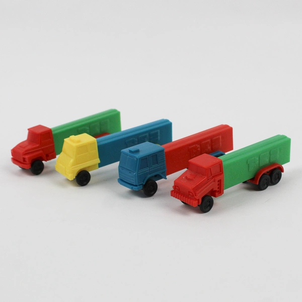 Lot of 4 Vintage PEZ Semi Truck Candy Dispensers Made in 1990's