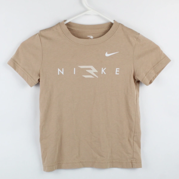 Nike 3Brand by Russell Wilson Beige Crew-Neck Short-Sleeve T-Shirt Boys' Size 6