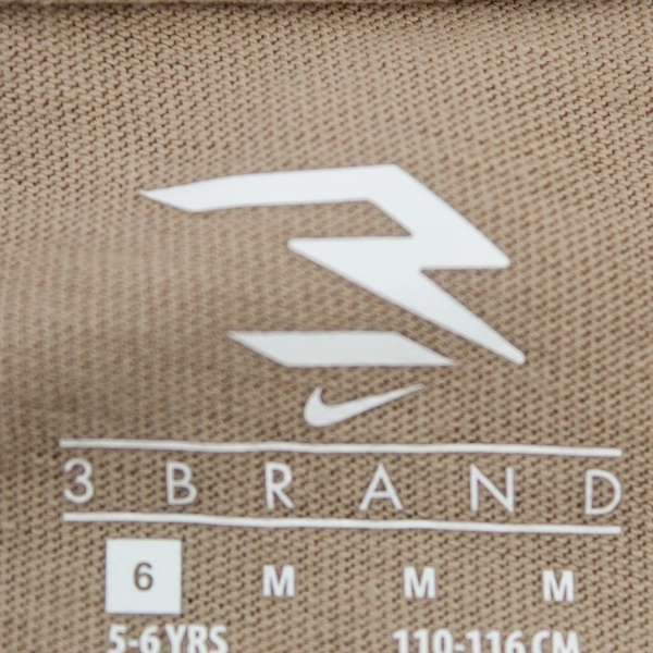 Nike 3Brand by Russell Wilson Beige Crew-Neck Short-Sleeve T-Shirt Boys' Size 6