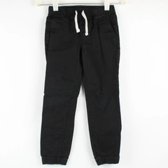 Cat & Jack Solid Black Cotton Joggers Boys' Size 5T