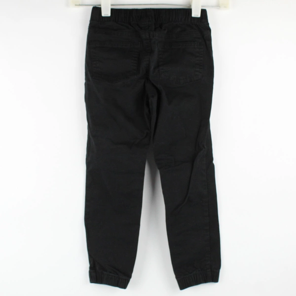 Cat & Jack Solid Black Cotton Joggers Boys' Size 5T