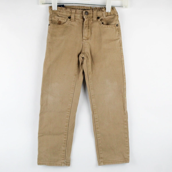 U.S. Polo Assn. Tan Cotton Denim Straight-Leg Jeans Boys' Size 5