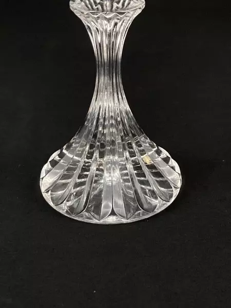 Set of 2 Mikasa The Ritz Water Goblets 7 Inch Clear Glass Elegant Wine Cup