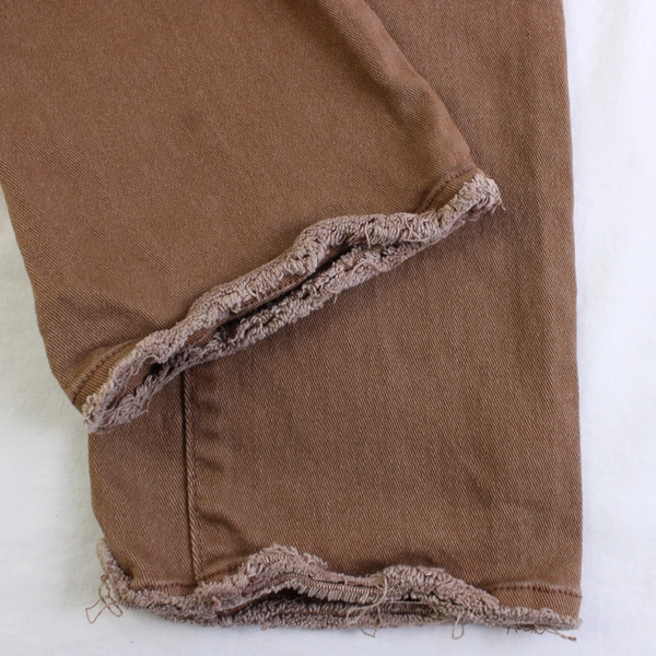 Democracy Women's 6 Brown Stretch "Ab" Technology Skinny Jeans