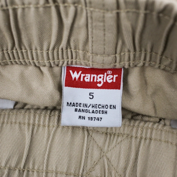 Wrangler Beige Pull-On Cotton Pants Boys' Size 5