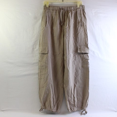 Splendid Collection Women's M Light Gray Lyocell Drawstring Waist and Cuff Pants