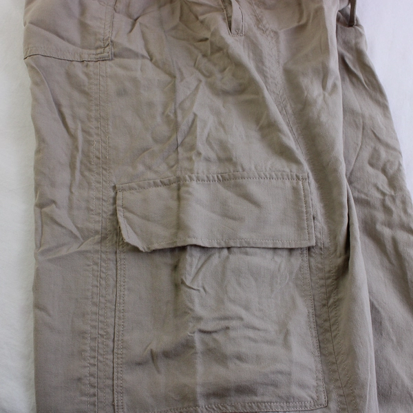 Splendid Collection Women's M Light Gray Lyocell Drawstring Waist and Cuff Pants