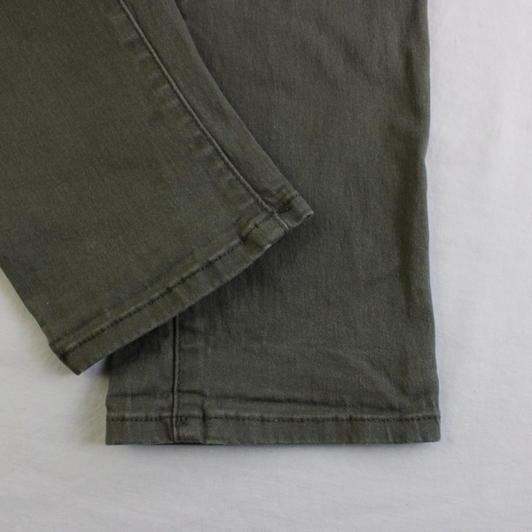 1822 Denim Women’s 6 Jeans Skinny Ankle Green Zip Up Stretchy